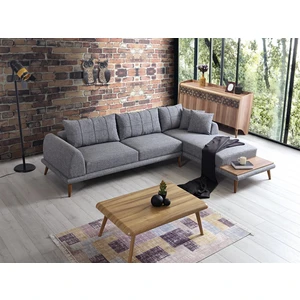 Retro Köşe Koltuk Keten 45