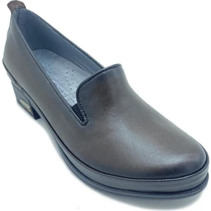 Castle Black 24553 Kadın  Deri Comfort Ayakkabı Kahve