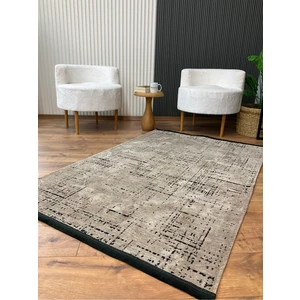 Saraz Halı Şönil Dokuma Kayma Yapmaz Makinede Yıkanabilir Leke Tutmaz Kesme Bohem Kilim Vizon 2