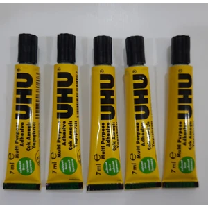 Uhu Sıvı Yapıştırıcı No : 3 7 ml 5 Adet 1 Paket