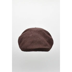 Erkek Kahve Derby Flat Cap Kasket Keçe Şapka
