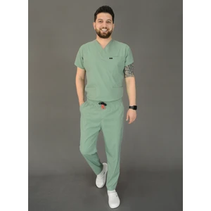 Fabric Paradise Likralı V Yaka Doktor Hemşire Forması Erkek