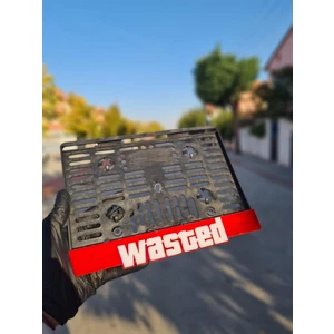 Wasted Yazılı Pleksi Plakalık
