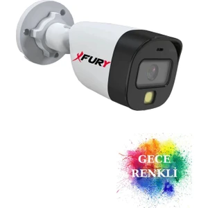 Gece Renkli - 5mp Lens 1080P Full Hd Ahd Güvenlik Kamerası Ultra LED Renkli Gece Görüş