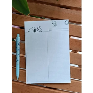 EyER Shoping A5 Boy Notepad Memopad Check List Not Defteri Bloknot