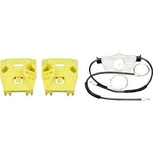 Skilit Samsun Oto Kilit Volkswagen Golf 4 Bora Uyumlu 1997-2003 Arası Ön Sol Kapı Cam Kriko Teli ve Tamir Seti Kapaklı