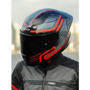 Ls2 Rapıd 2 Race Cırcuıt Siyah-Gri-Kırmızı Kask