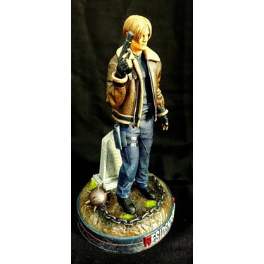 resident evil フィギュア４点セット Resident Evil 4 - Leon Kennedy vs. Chainsaw Villager 1/4 Scale