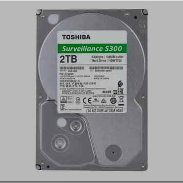 Toshiba HDWT720 Sata 3.0 3.5 5400 Rpm 2 Tb Harddisk Fiyatı