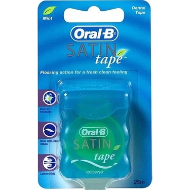 Oral-B Satin Tape Naneli Diş İpi 25