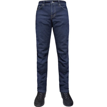 City Biker Cold Killer Dark Blue Korumalı Motosiklet Kot Pantolonu