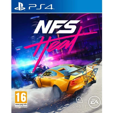 EA Need For Speed Heat PS4 Aksiyon Yarış Oyunu Gündüz ve Gece Modlarıyla 1 Oyuncu