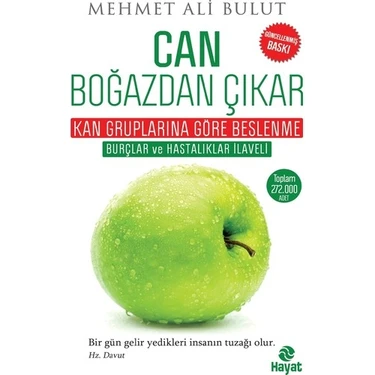 Hayat Yayınları – Mehmet Ali Bulut, Can Boğazdan Çıkar: Kan Gruplarına Göre Beslenme Üzerine Ödüllü