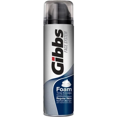 Gibbs Tıraş Köpüğü Regular Normal Ciltler İçin 200 ml Yerli Üretim