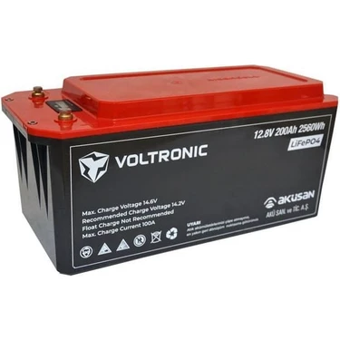 Voltronic Lityum Akü 12,8 V 200 Ah Abs