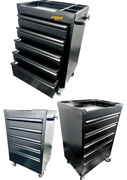 Profesyonel Xl Black Seri 5 Çekmeceli Alet Dolabı Içi Boş Atölye Usta Set Takım Arabası fiyatları