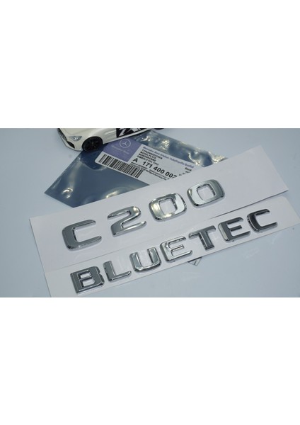 Benz C200 Bluetec Bagaj Krom Abs 3m 3D Yazı Logo indirimleri