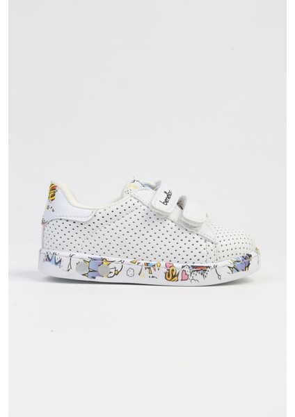 BN-31517 - 2158 Beyaz-Çocuk Spor Ayakkabı