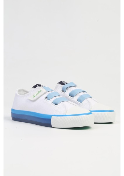 BN-30977- 3394 Beyaz Mavi-Çocuk Spor Ayakkabı fiyatları