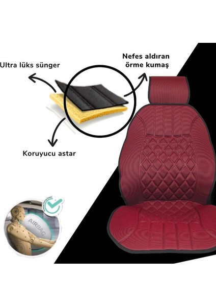 Oto Koltuk Minderi, Togg Araçlara Uyumlu 2'li Set Özel Tasarım Minder Premium fiyatları