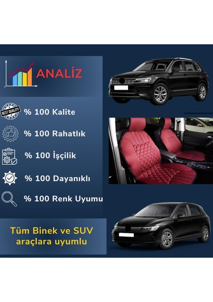 Oto Koltuk Minderi, Togg Araçlara Uyumlu 2'li Set Özel Tasarım Minder Premium modelleri