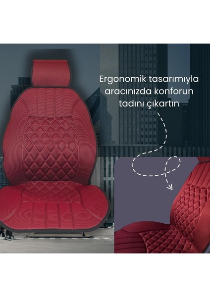 Oto Koltuk Minderi, Togg Araçlara Uyumlu 2'li Set Özel Tasarım Minder Premium fırsatları