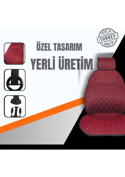 Oto Koltuk Minderi, Togg Araçlara Uyumlu 2'li Set Özel Tasarım Minder Premium indirimleri