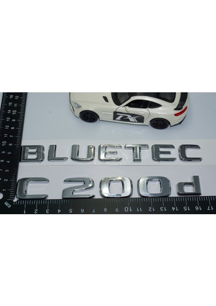 Benz C200D Bluetec Bagaj Krom Abs 3m 3D Yazı Logo modelleri