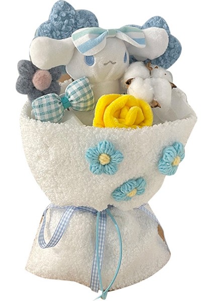 Güzel Bebek Çiçek Buketi Sevimli Yaratıcı Çiçek Bitmiş Hediye Sevgililer Günü Hediyesi Noel Hediyesi, Cinnamoroll (Yurt Dışından)