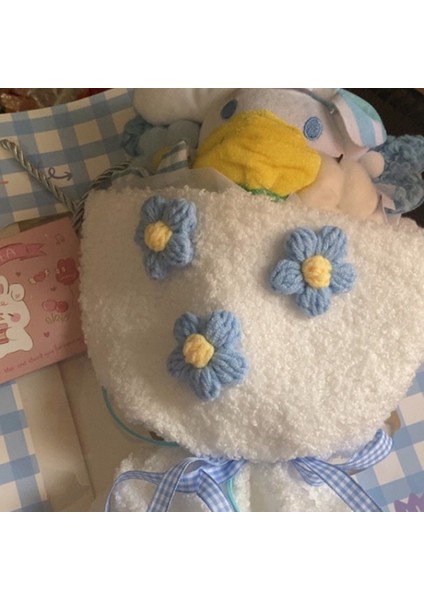 Güzel Bebek Çiçek Buketi Sevimli Yaratıcı Çiçek Bitmiş Hediye Sevgililer Günü Hediyesi Noel Hediyesi, Cinnamoroll (Yurt Dışından)