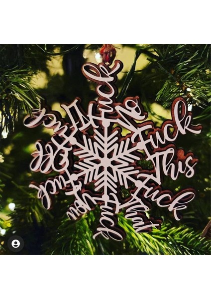 4 Adet Komik Tatil Süsleme Kar Tanesi Süsleme Beyaz Fil Hediye Yaramaz Kar Tanesi Noel Kar Tanesi Süsleme (Yurt Dışından)