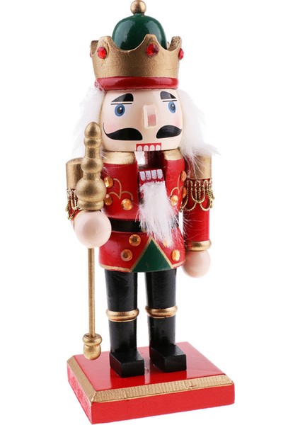 20 cm Ahşap Fındıkkıran Asker Figürleri Süs Ceviz Asker Kuklaları Noel Partisi Dekorasyon Hediyeler Için Yeşil (Yurt Dışından) indirimleri