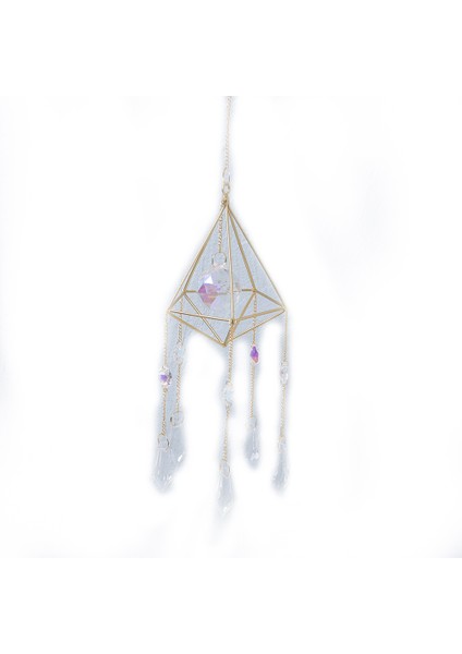 Kuvars Suncatcher, Asılı Gökkuşağı Yapımcısı, Kristal Pencere Dekoru, Kristal Dekor, Anneler Günü Hediyesi Için Kristal Prizma, B (Yurt Dışından)