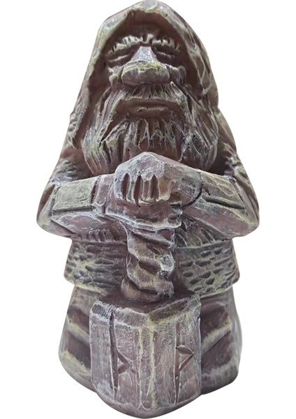 Barbar Viking Heykeli Odin Reçine Viking Heykeli Heykelcik Pagan Reçine Viking Heykeli Reçine Sanat Kapalı Açık Dekor Için D (Yurt Dışından)