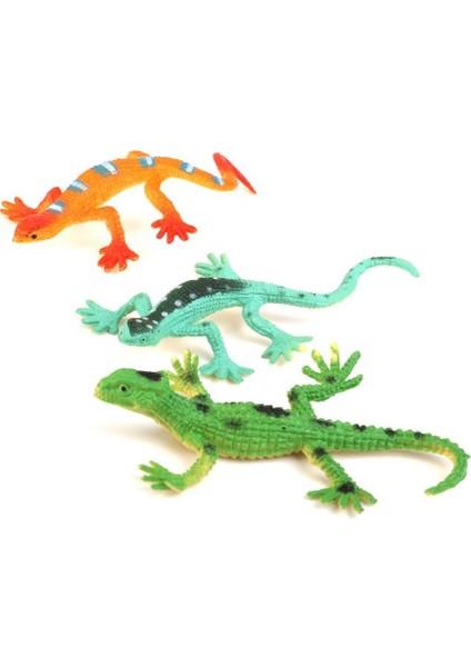 Gecko Küçük Plastik Kertenkele Simülasyon Gerçeklik Dekorasyon Çocuk Oyuncakları 12 Adet (Yurt Dışından) indirimleri