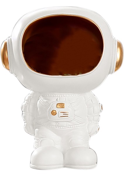 Astronot Heykelleri Saklama Kutusu Reçine Spaceman Sanat Heykeller Astronot Heykelcik Masa Üstü Organiser Ev Dekorasyon (Yurt Dışından)
