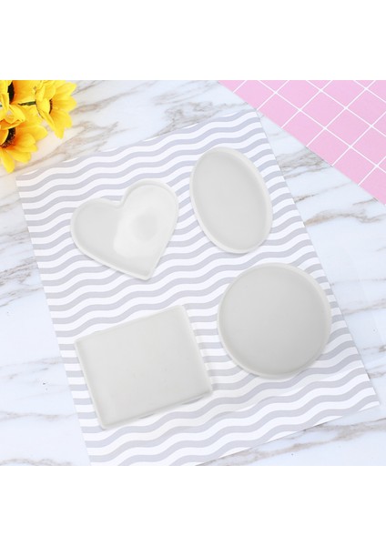 Büyük Reçine Silikon Kalıplar Yuvarlak, Kare, Dikdörtgen, Kalp, Oval Şekil Döküm Kalıpları, Döküm Reçine Kalıp Için Diy Silikon Kalıplar Dahil Parlak Epoksi Reçine Kalıpları (Yurt Dışından)