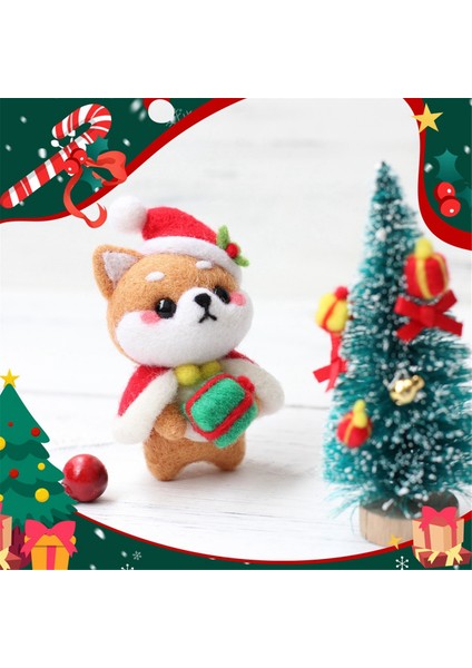 Noel Bebekleri Yeni Başlayanlar Için Iğne Keçe Kitleri, Iğne Keçe Seti, Keçe Iğneleri, Köpük Ped, Keçe Kumaş, Talimat (Yurt Dışından)