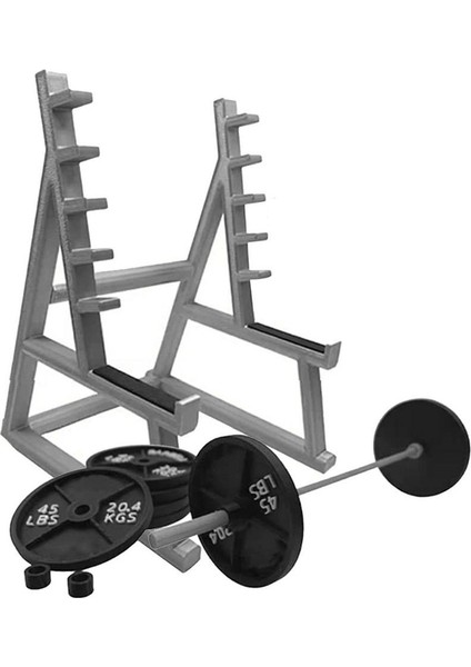 1 Takım Masa Süslemeleri Halter ile Kalem Tutucu Mini Masaüstü Organizatör Spor Meraklıları Masaüstü Süsler (Yurt Dışından)