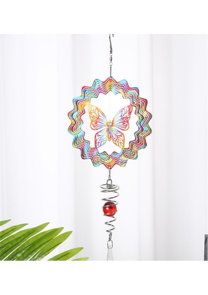 Dönen Rüzgar Spinner Kelebek Kuşlar Ev Dekor Odası Bahçe Asılı Dekorasyon Açık Balkon Kristal Rüzgar Ahenge (Yurt Dışından) fırsatları