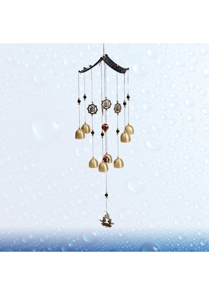 Adet Vintage Dekor Bells Asılı Metal Rüzgar Ahenge Çan Rüzgar Çanları Bahçe Asılı Rüzgar Çanı Odası Kapı Pencere (Yurt Dışından)