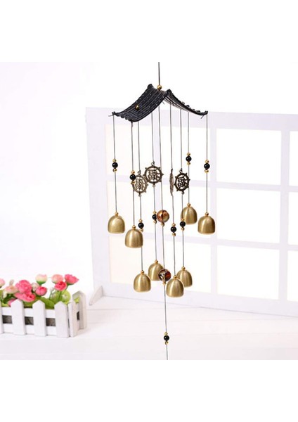 Adet Vintage Dekor Bells Asılı Metal Rüzgar Ahenge Çan Rüzgar Çanları Bahçe Asılı Rüzgar Çanı Odası Kapı Pencere (Yurt Dışından)