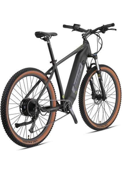 Explorer - 27.5 - Mtb 18' - 9 Vites - Elektrikli - Mat Siyah-Neon Sarı/füme