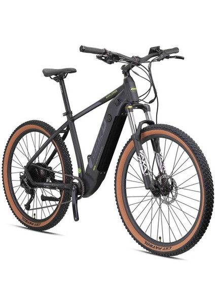 Explorer - 27.5 - Mtb 18' - 9 Vites - Elektrikli - Mat Siyah-Neon Sarı/füme