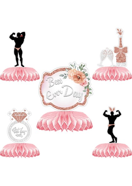 Adam Doğum Günü ve Teklif Töreni Için Masa Süslemeleri Için 9 Pcs Bekarlığa Veda Partisi Petek Centerpieces Süsler (Yurt Dışından)