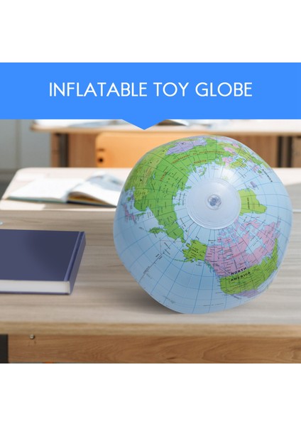 Şişme Oyuncak Küre Tellurion Eğitim Coğrafya Haritası Balon Su Topu 40 cm (Yurt Dışından) fiyatları