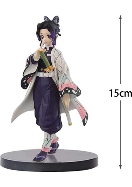 Demon Slayer Şekil 6 Inç Demon Slayer Aksiyon Figürleri Pvc Oyuncaklar Kamado Shinobu Anime Karakter Modeli Ayakta (Yurt Dışından)