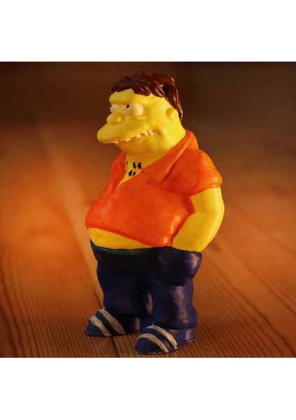 Barney Gumble Simpson Simpsons Simpsonlar Boyalı Figür 15 cm