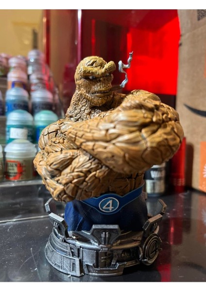 Ben Grimm Taş Adam Marvel Boyalı Figür 17 cm (Büyük Boy)