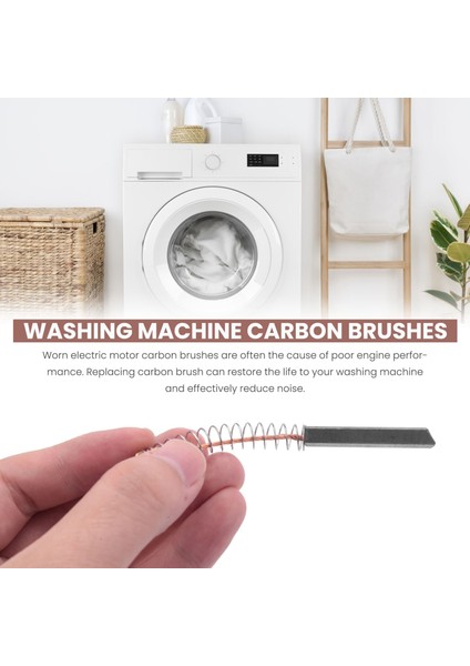 Çamaşır Makinesi Karbon Fırçalar 154740 Karbon Fırçalar Motorlu Bosch Siemens Çamaşır Makinesi Için Karbon Fırçalar 8 Adet (Yurt Dışından)